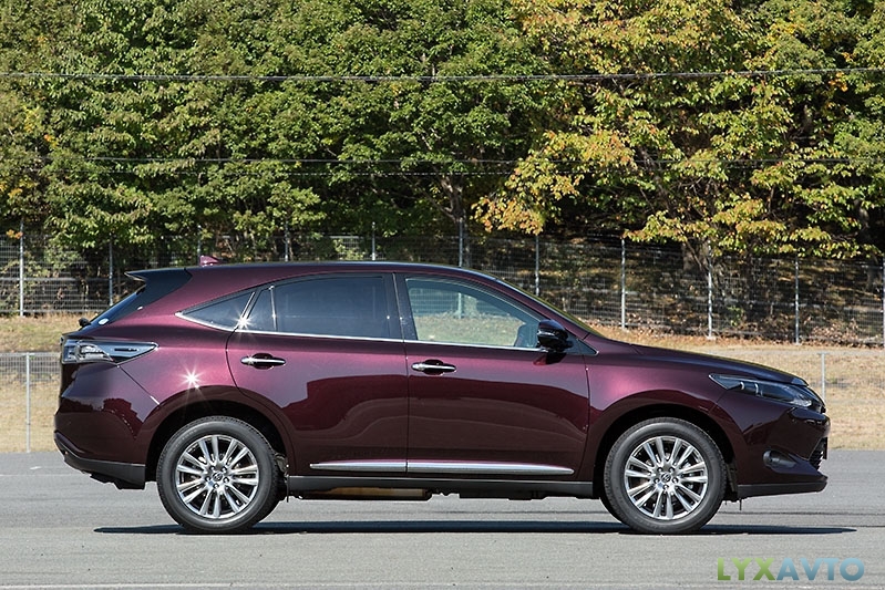 Профиль нового Toyota Harrier 2015 Фото в профиль Toyota Harrier 2015