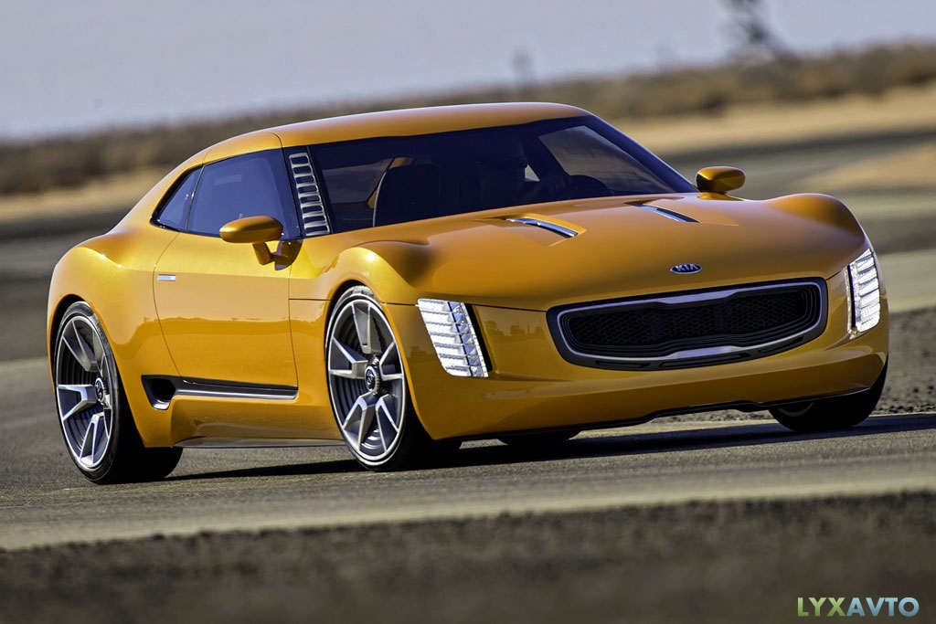 KIA GT4 Stinger Concept фотографии с Детройта 2014 Фото KIA GT4 Stinger Concept