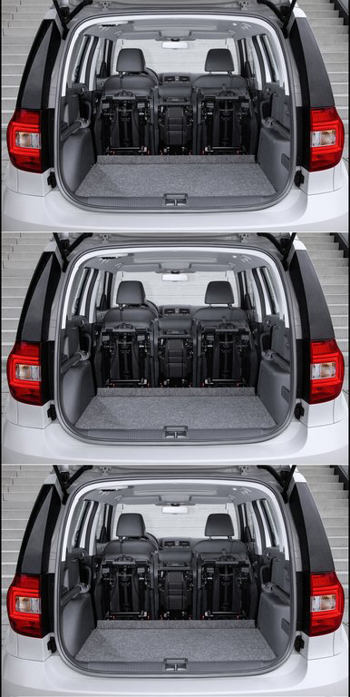 Вместительный багажник Вместительный багажник Skoda Yeti 2015-2016